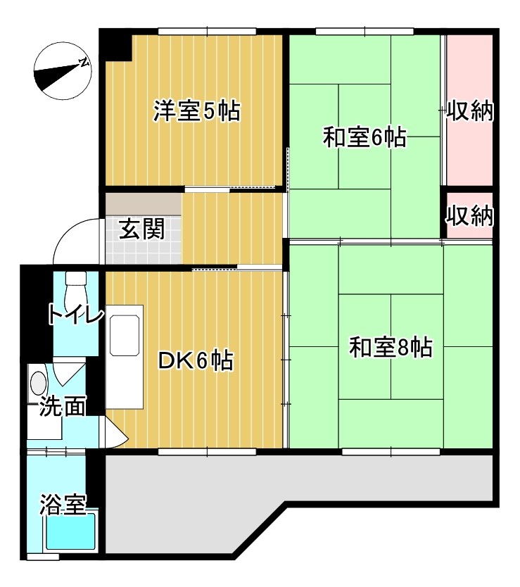 ニュー五十嵐マンション 間取り