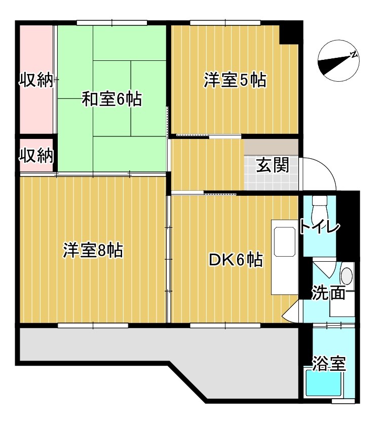 ニュー五十嵐マンション 間取り