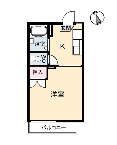 ガーデンハイツ関山 間取り