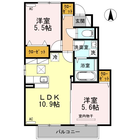 グリーンハイツ四王司 間取り
