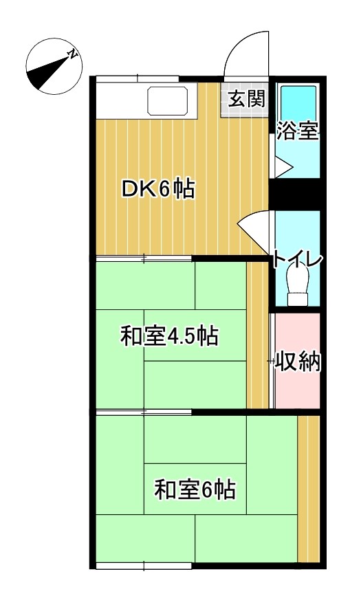 コーポすみみや 間取り
