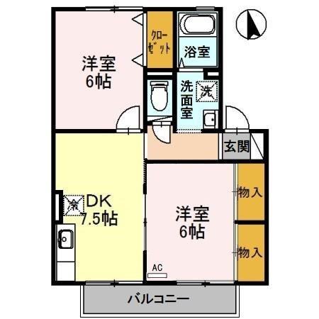 リヴェール　A棟 間取り