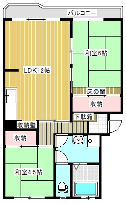 あけぼのハイツ 間取り