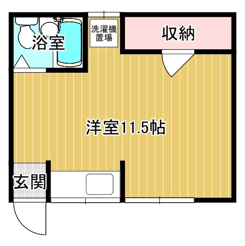 桃ケ丘アパートB棟 間取り