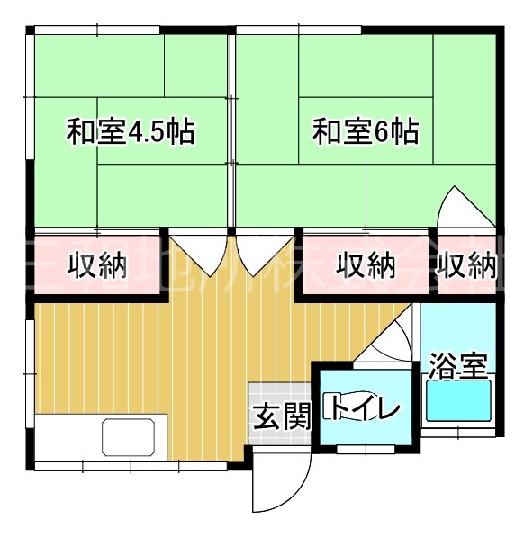 西村アパートA棟 間取り