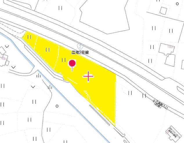防府市大字台道S貸土地 間取り