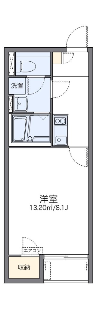 レオネクストシャーマー筋川 間取り