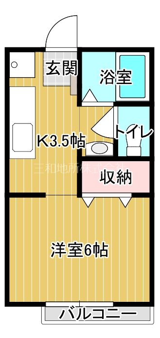 サンライフ松の木A棟 間取り