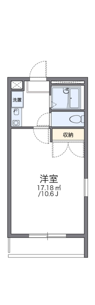 レオパレスＬｉｇｈｔｌｉｆｅⅠ 間取り
