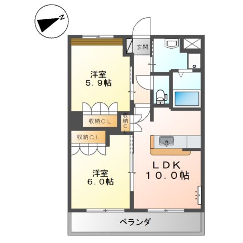 グローリーガーデン 間取り