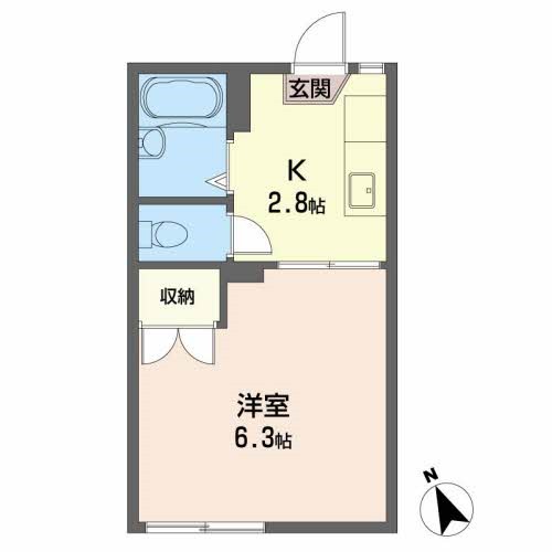 ガーデンハイツ関山 間取り