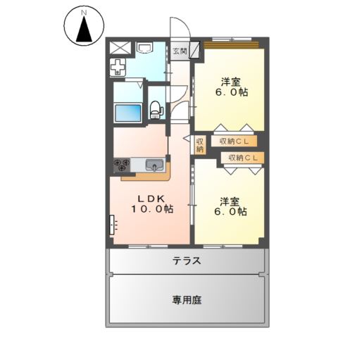 クローバーツインズ 間取り