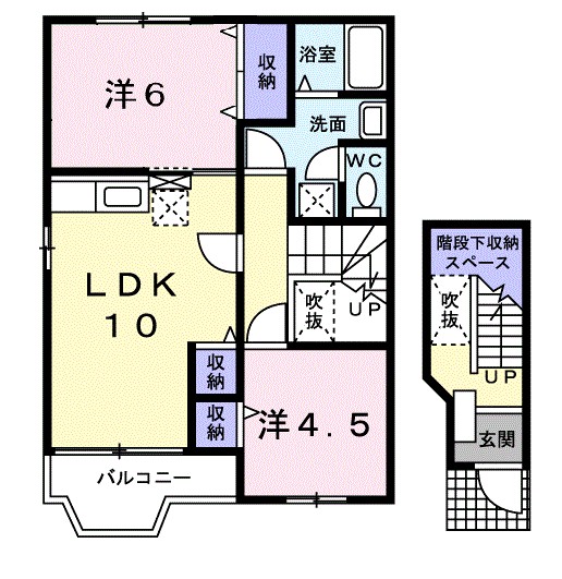 ミニヨン　Ｋ・Ｔ 間取り