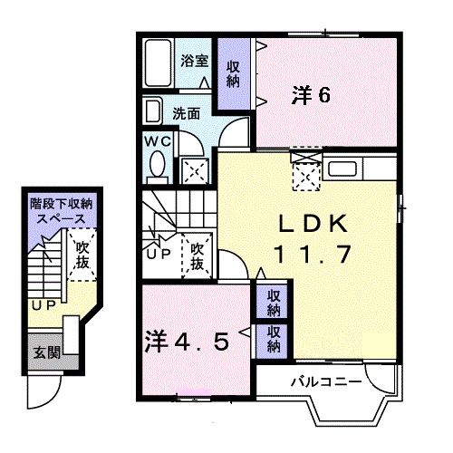 ラフィネ　Ｙ．Ｍ 間取り
