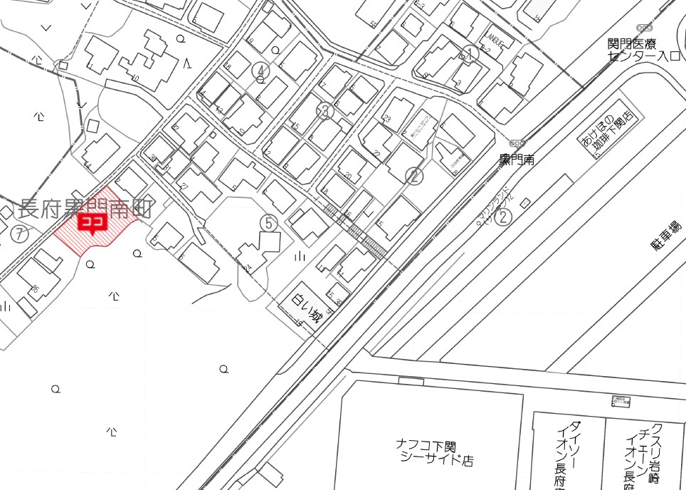 長府黒門南町Ｙ貸土地 間取り