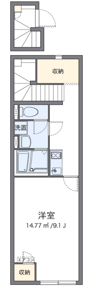 クレイノ久々原 間取り