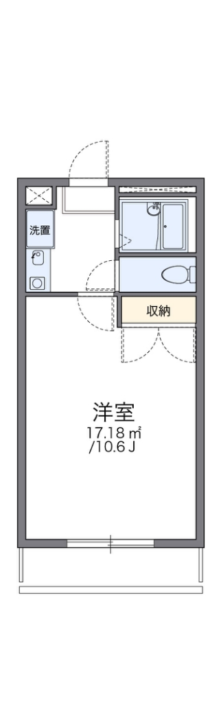 レオパレスＬｉｇｈｔｌｉｆｅⅠ 間取り