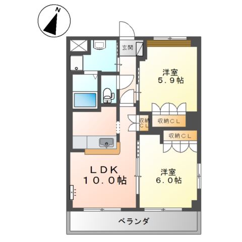 メゾン・エトワールⅡ 間取り