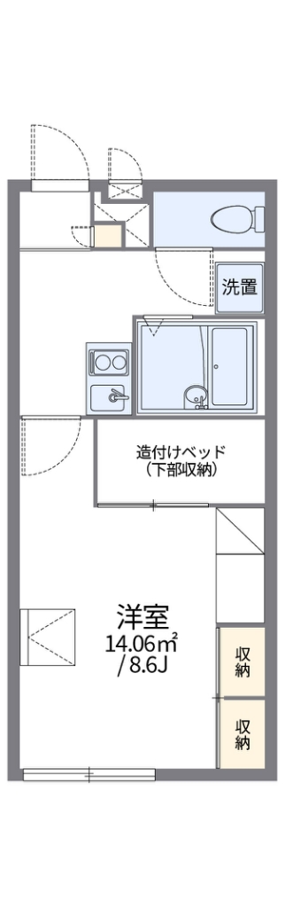 レオパレスアカリーナ 間取り