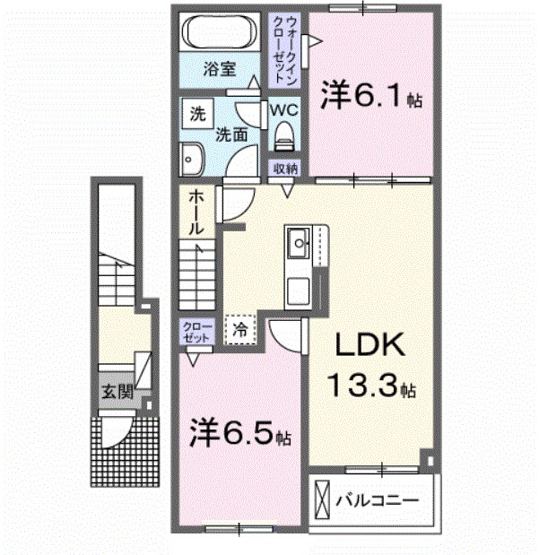 プレミアム　コンフォート　Ⅱ 間取り