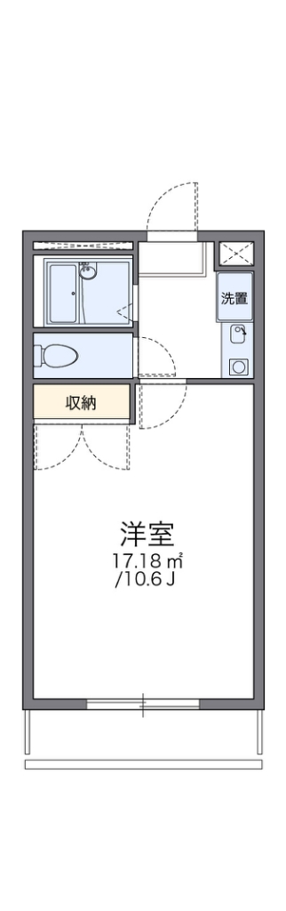 レオパレスＬｉｇｈｔｌｉｆｅⅠ 間取り