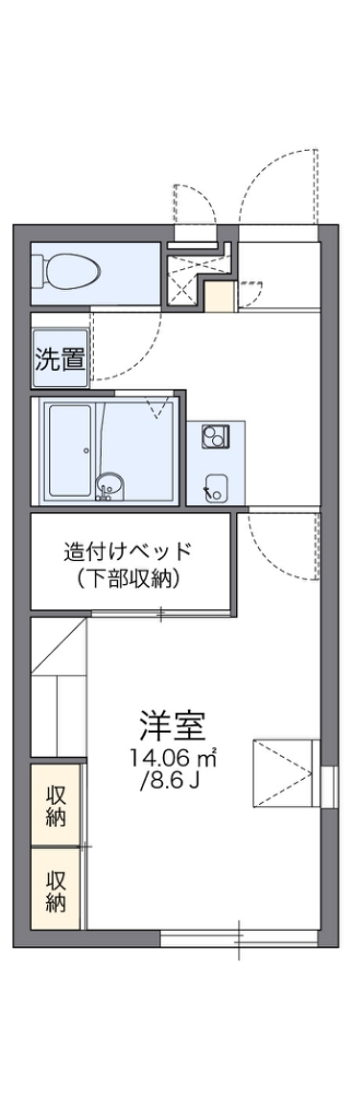 レオパレスアンダンティーノ 間取り