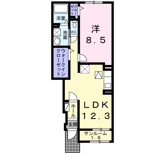 カルム　高砂 間取り