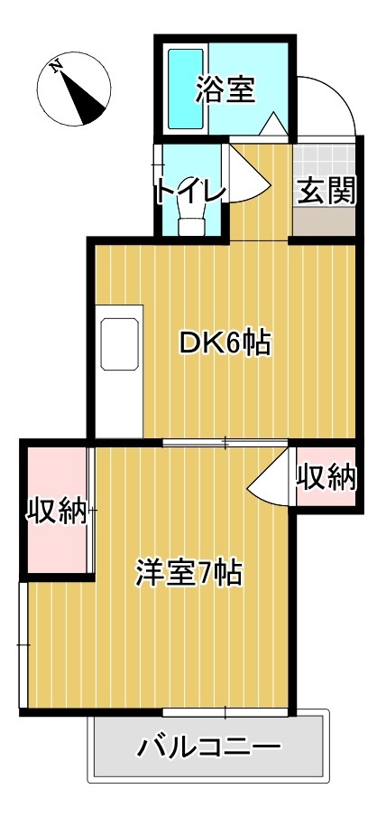 シャトー千枝 間取り