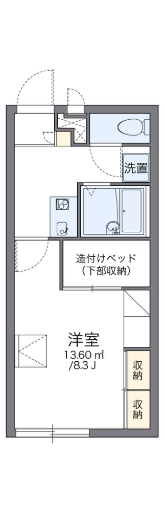 レオパレスブルーマリン 間取り
