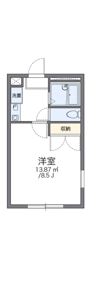 レオパレスしおかぜⅠ 間取り