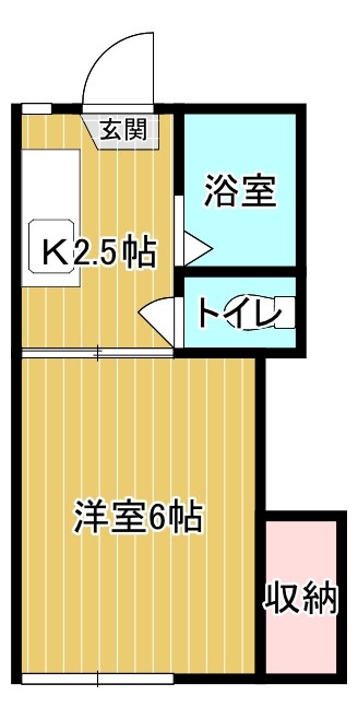 藤野ハイツB 間取り