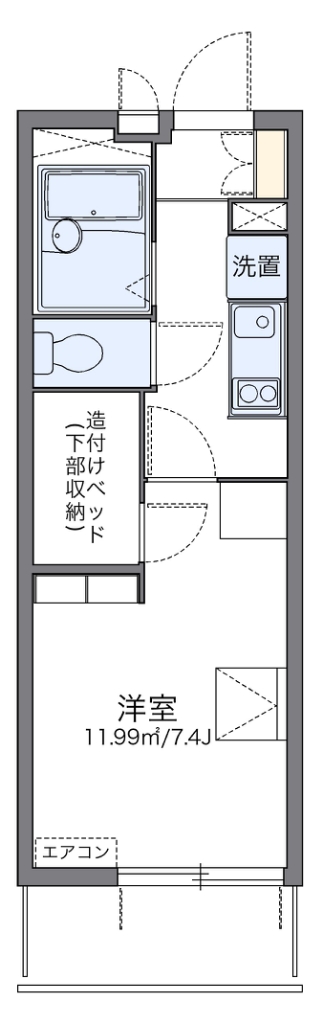 レオパレス入江 間取り