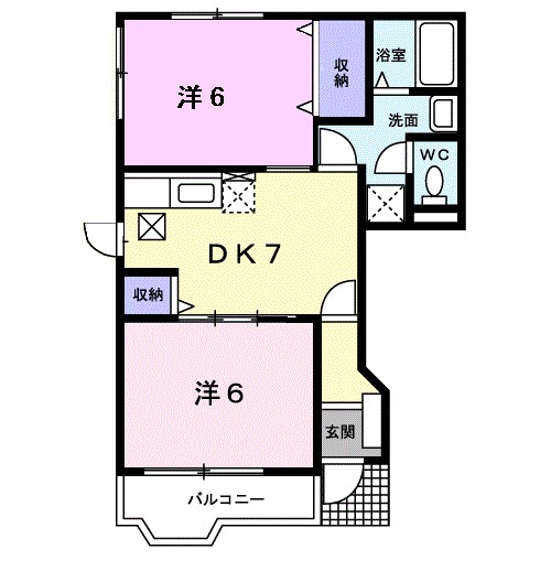ニューハイネス横野Ⅲ 間取り