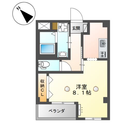 コンフォース栄 間取り