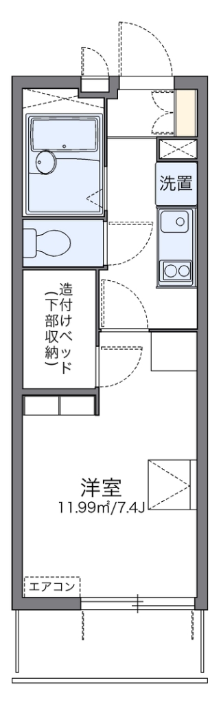 レオパレス入江 間取り