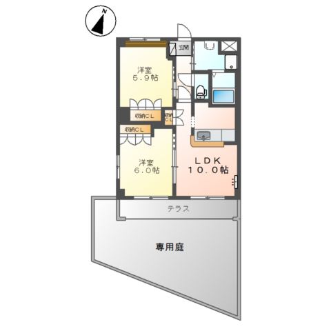 メゾン・エトワールⅡ 間取り