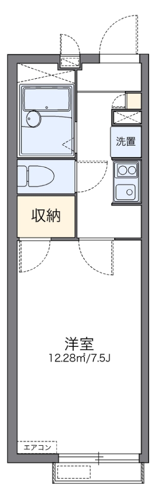 レオパレス下関中央 間取り