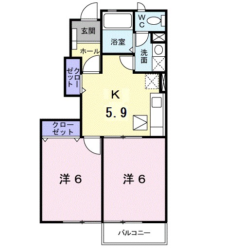 ガーデンヒルズⅡ番館 間取り