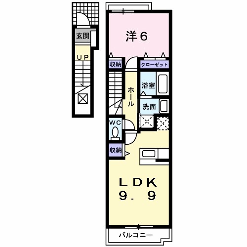 アクティフ長府Ⅰ 間取り