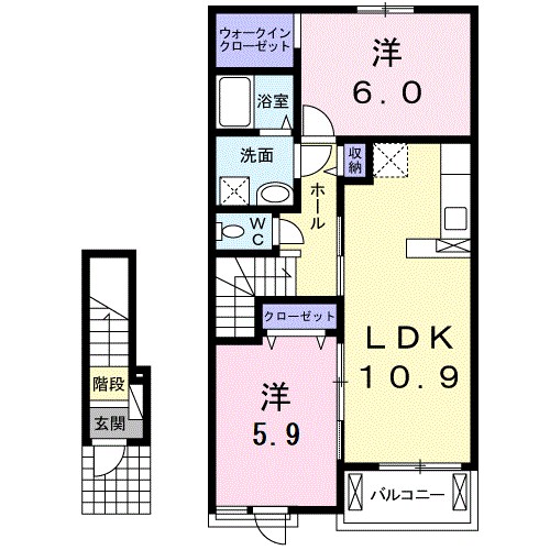 シティフローラル　Ⅱ 間取り
