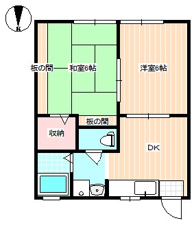 クレールハイツ 間取り