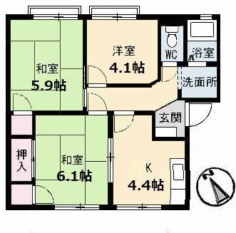 メゾンコリーヌ 間取り