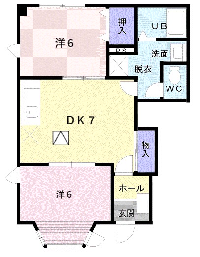 すみれ館Ⅲ 間取り
