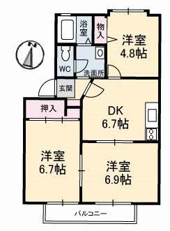 グランシード下田 間取り