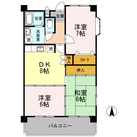 ウエルス富任Ⅱ 間取り