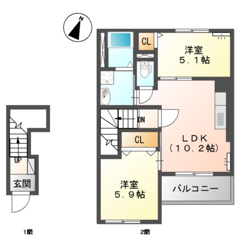 プリオール 間取り
