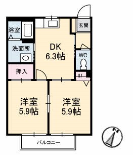 メルヘン青山 間取り