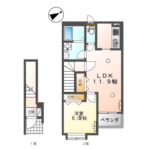 ルピナス咲 間取り