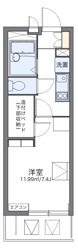 レオパレス入江 間取り