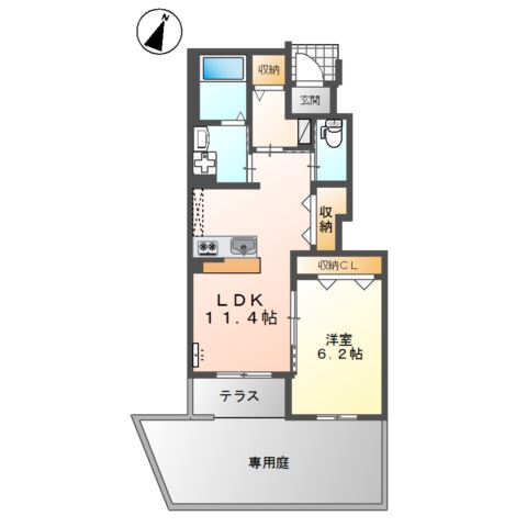 関門マリンビュー　アネックス 間取り